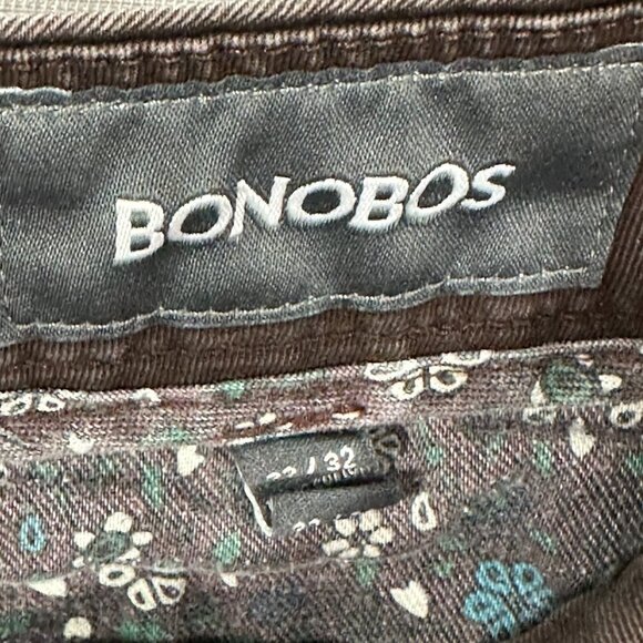 Bonobos Pants Mens 32 Chino Straight Leg Brown Cotton Flat Front Pockets - Picture 8 of 9